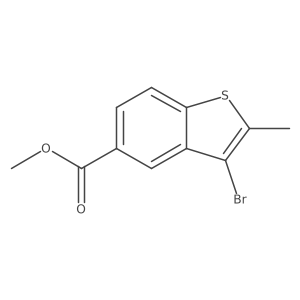 Methyl 3-bromo-2-methylbenzo[b]thiophene-5-carboxylate Structure