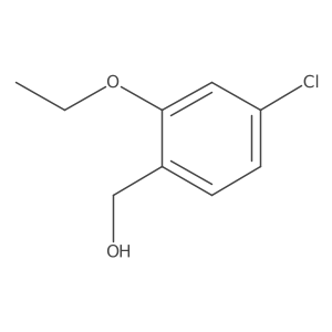 (4-Chloro-2-ethoxyphenyl)methanol结构式