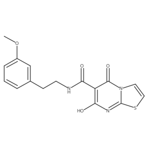 7-hydroxy-N-(3-methoxyphenethyl)-5-oxo-5H-thiazolo[3,2-a]pyrimidine-6-carboxamide Structure