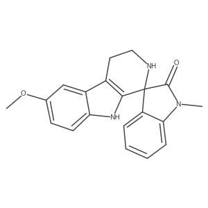 6-methoxy-1'-methyl-2,3,4,9-tetrahydrospiro[beta-carboline-1,3'-indol]-2'(1'H)-one Structure