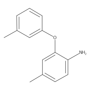 4-Methyl-2-(3-methylphenoxy)aniline结构式
