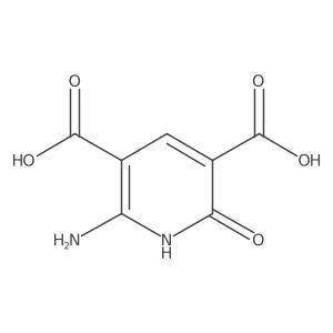 3,5-Pyridinedicarboxylic acid, 2-amino-6-hydroxy-结构式