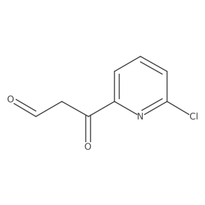 6-Chloro-I(2)-oxo-2-pyridinepropanal结构式
