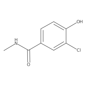 3-Chloro-4-hydroxy-N-methylbenzamide结构式