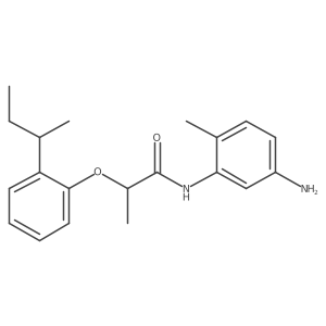 N-(5-Amino-2-methylphenyl)-2-[2-(sec-butyl)-phenoxy]propanamide结构式