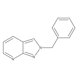 2-(Phenylmethyl)-2H-pyrazolo[3,4-b]pyridine Structure