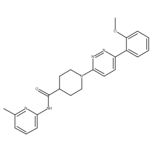 1-[6-(2-methoxyphenyl)pyridazin-3-yl]-N-(6-methylpyridin-2-yl)piperidine-4-carboxamide Structure