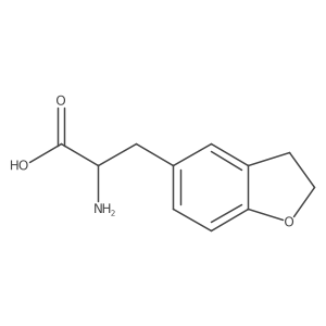 2-Amino-3-(2,3-dihydro-1-benzofuran-5-yl)propanoic acid Structure