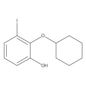 2-(Cyclohexyloxy)-3-iodophenol结构式