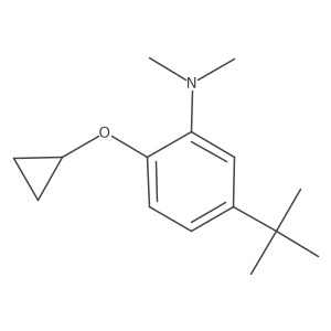 5-Tert-butyl-2-cyclopropoxy-N,N-dimethylaniline Structure