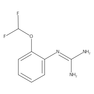1-[2-(Difluoromethoxy)phenyl]guanidine Structure