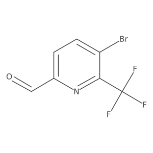 5-Bromo-6-(trifluoromethyl)picolinaldehyde Structure