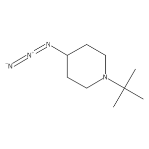 4-Azido-1-tert-butylpiperidine结构式