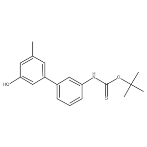 5-(3-BOC-Aminophenyl)-3-methylphenol Structure