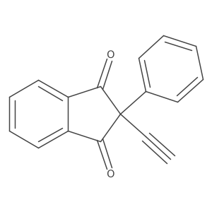 2-Ethynyl-2-phenyl-1H-indene-1,3(2H)-dione结构式