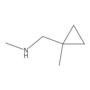 Methyl[(1-methylcyclopropyl)methyl]amine Structure