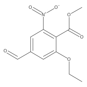 Methyl 2-ethoxy-4-formyl-6-nitrobenzoate Structure