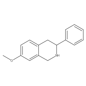 7-Methoxy-3-phenyl-1,2,3,4-tetrahydroisoquinoline结构式