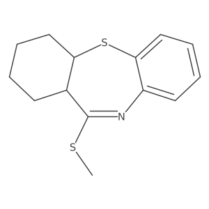 1,2,3,4,4a,11a-Hexahydro-11-(methylthio)dibenzo[b,f][1,4]thiazepine Structure