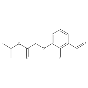 Propan-2-yl 2-(2-fluoro-3-formylphenoxy)acetate Structure