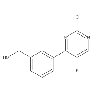 [3-(2-Chloro-5-fluoropyrimidin-4-yl)phenyl]methanol Structure