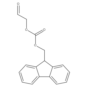 Carbonic acid, 9H-fluoren-9-ylmethyl 2-oxoethyl ester Structure