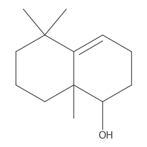 rel-(1R,8aR)-1,2,3,5,6,7,8,8a-Octahydro-5,5,8a-trimethyl-1-naphthalenol structure