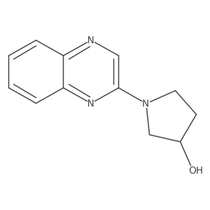 1-(Quinoxalin-2-yl)pyrrolidin-3-ol Structure