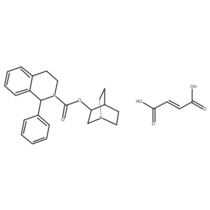 Solifenacin fumarate Structure