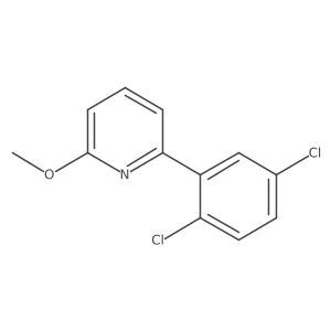 2-(2,5-Dichlorophenyl)-6-methoxypyridine Structure