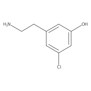 3-(2-Aminoethyl)-5-chlorophenol Structure