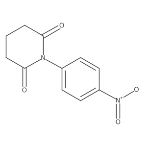 1-(4-Nitrophenyl)piperidine-2,6-dione结构式