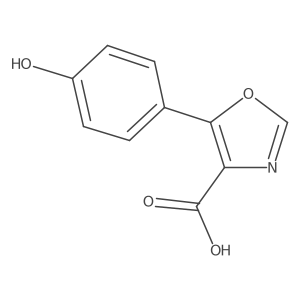 5-(4-Hydroxyphenyl)oxazole-4-carboxylic acid Structure