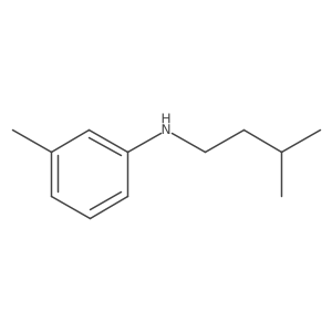 3-methyl-N-(3-methylbutyl)aniline结构式