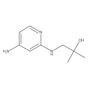 1-[(4-Aminopyridin-2-yl)amino]-2-methylpropan-2-ol Structure