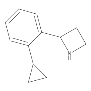 2-(2-Cyclopropylphenyl)azetidine Structure