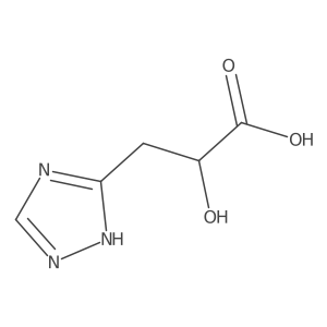 2-hydroxy-3-(1H-1,2,4-triazol-3-yl)propanoic acid Structure