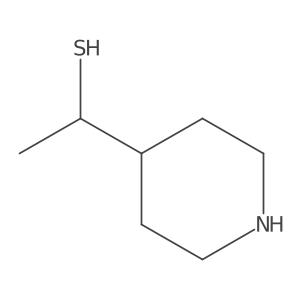 1-(Piperidin-4-YL)ethane-1-thiol结构式