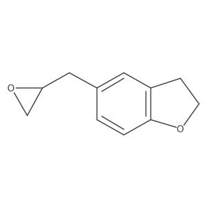 5-[(Oxiran-2-yl)methyl]-2,3-dihydro-1-benzofuran Structure