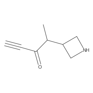 4-(Azetidin-3-yl)pent-1-yn-3-one Structure