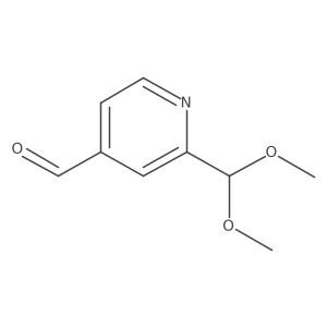 2-(Dimethoxymethyl)pyridine-4-carbaldehyde Structure