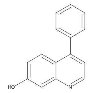 7-Hydroxy-4-phenylquinoline结构式