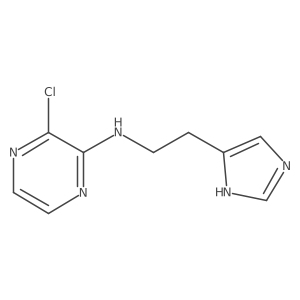 N-(2-(1H-imidazol-4-yl)ethyl)-3-chloropyrazin-2-amine Structure