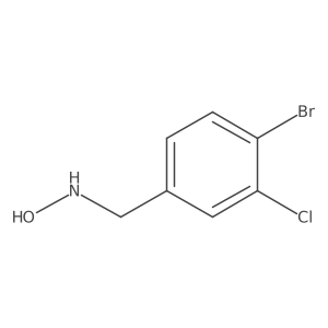 N-[(4-bromo-3-chlorophenyl)methyl]hydroxylamine结构式