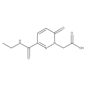 2-(3-(Ethylcarbamoyl)-6-oxopyridazin-1(6H)-yl)acetic acid结构式
