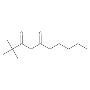 2,2-Dimethyldecane-3,5-dione Structure