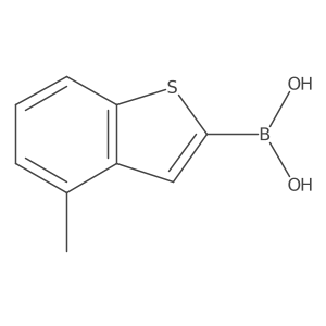 B-(4-methylbenzo[b]thien-2-yl)boronic acid结构式