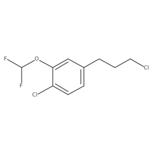 1-Chloro-4-(3-chloropropyl)-2-(difluoromethoxy)benzene Structure