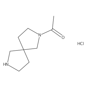 1-(2,7-Diazaspiro[4.4]nonan-2-yl)ethan-1-one hydrochloride Structure