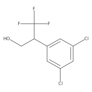 Benzeneethanol, 3,5-dichloro-I(2)-(trifluoromethyl)- Structure